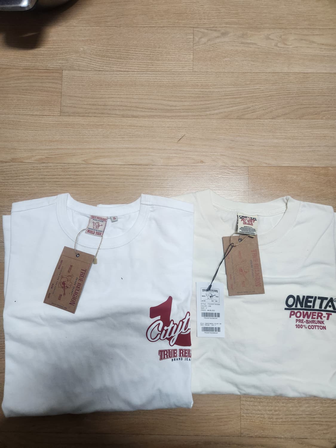 트루릴리전 반팔 새상품 일괄판매 상품이미지1