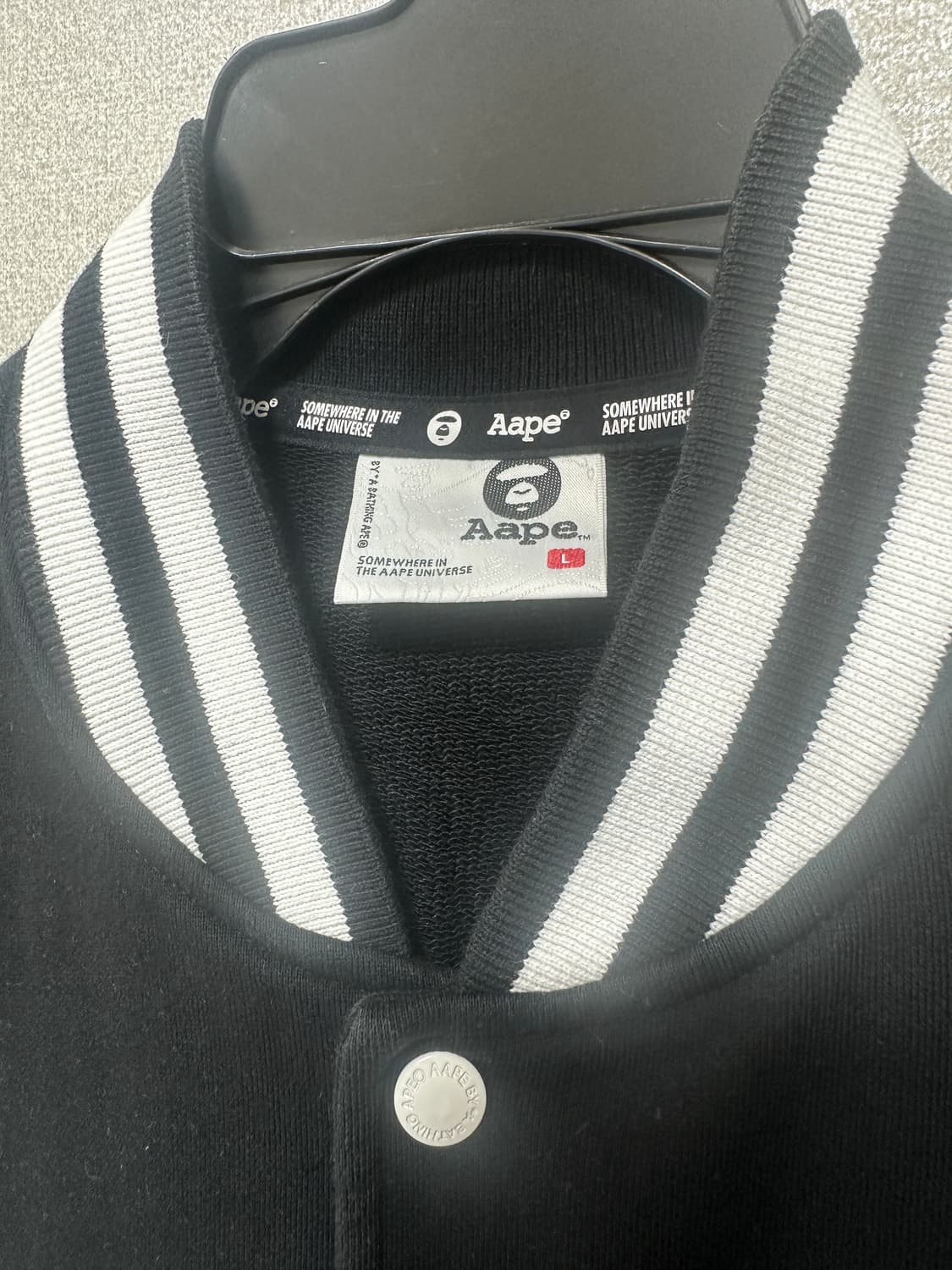 Aape 바시티 검정 상품이미지3