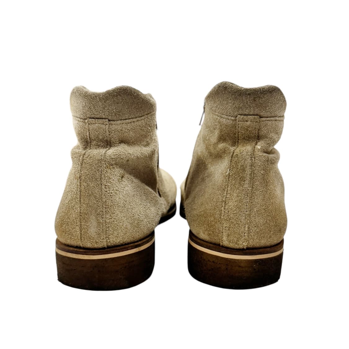 히스테릭글래머 집업 스웨이드 앵클 부츠 베이지 상품이미지6