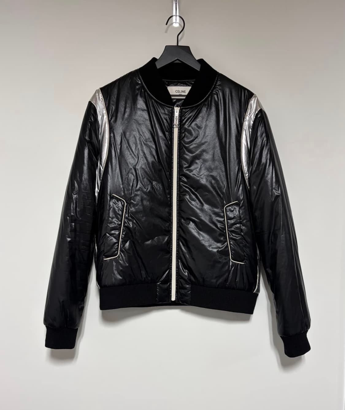 [54] 셀린느 새틴 패디드 봄버 패딩자켓 상품이미지1