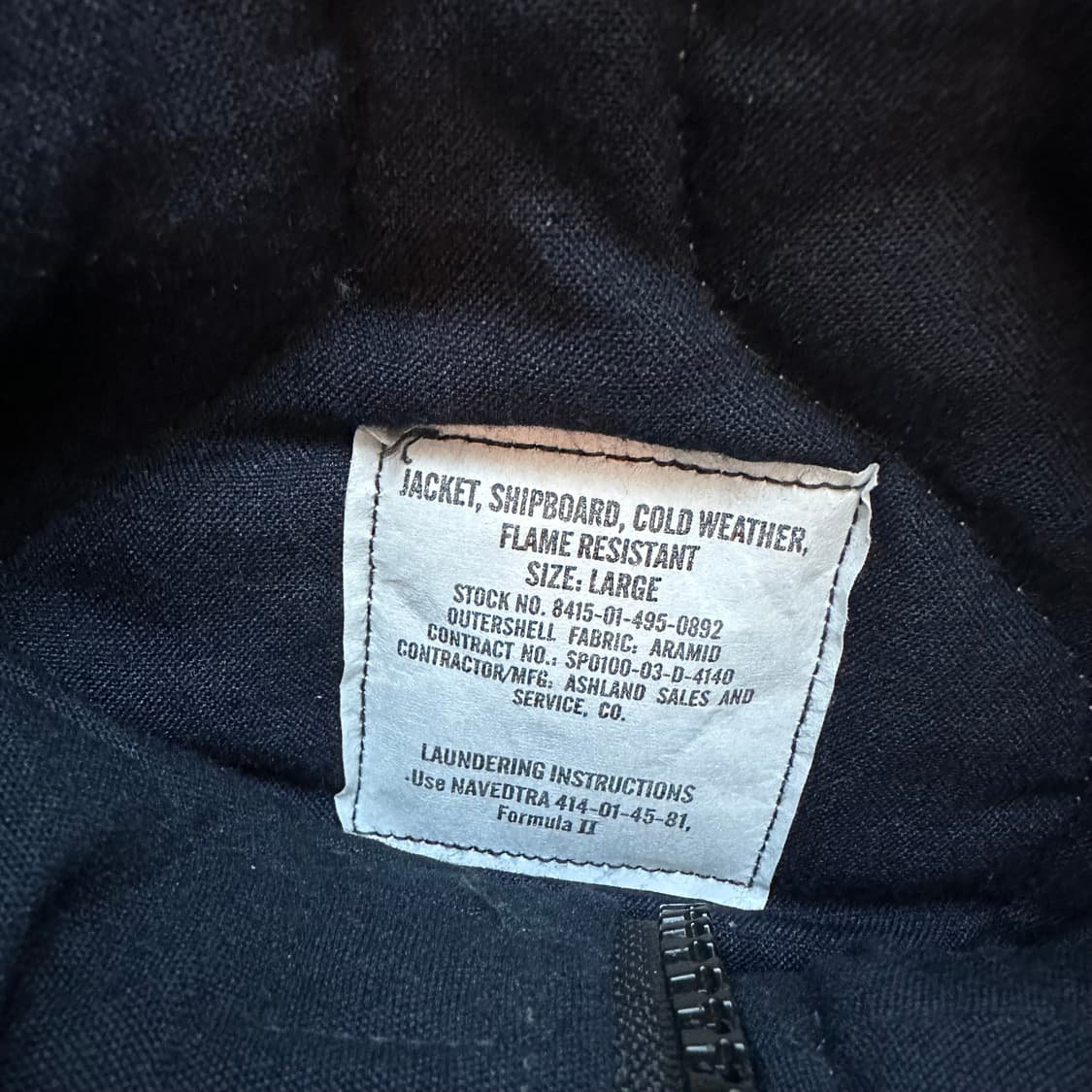 USN 콜드웨더 아라미드 방염자켓 상품이미지5