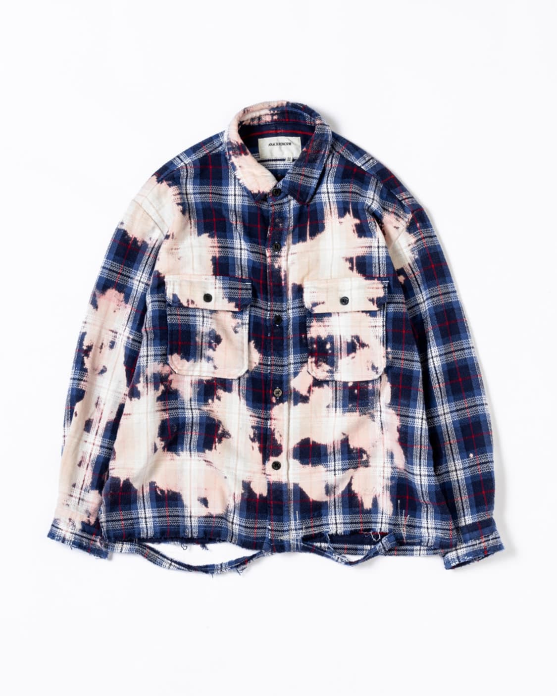 아나크로놈 플란넬 블리치 셔츠 블루 상품이미지2