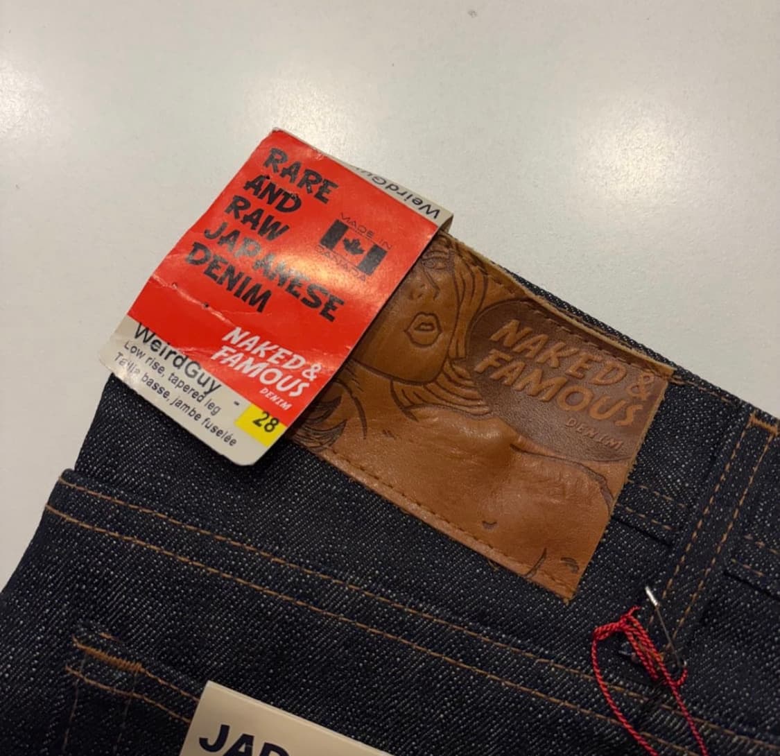네이키드 앤 페이머스 헤리티지 셀비지 데님 진 청 팬츠 상품이미지5