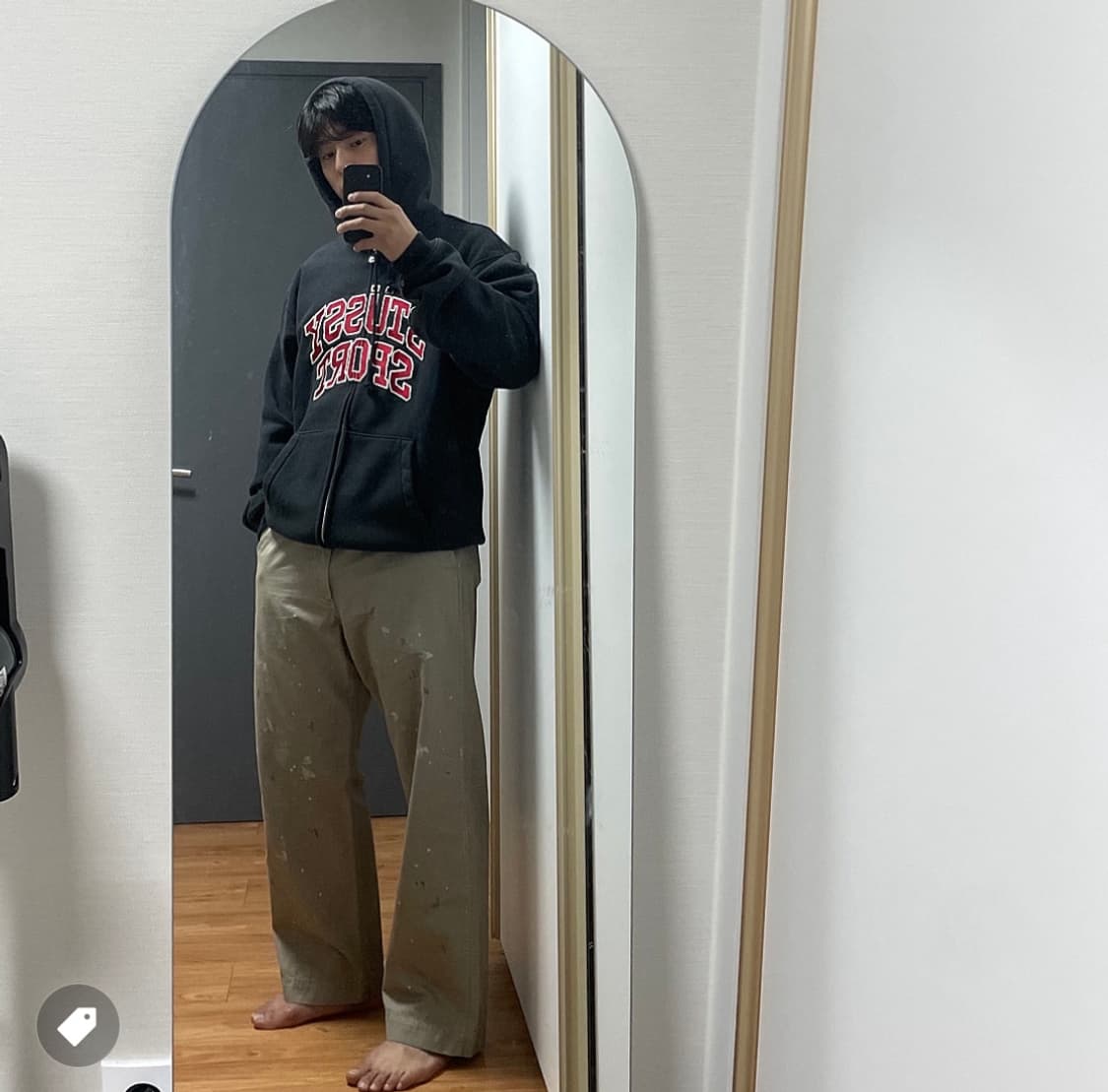 스투시 스포츠 후드집업xl 상품이미지2