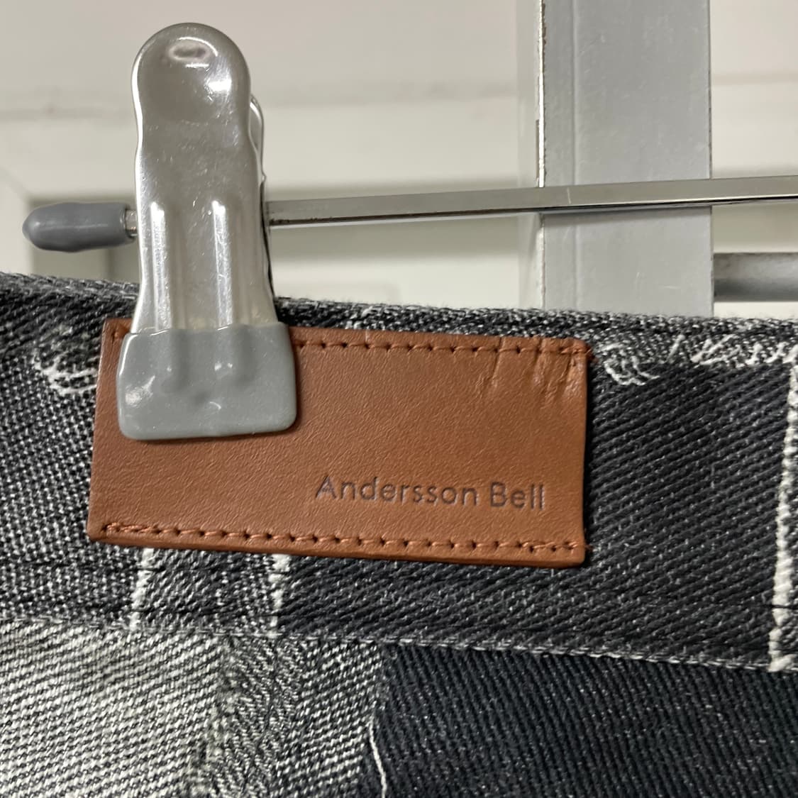 앤더슨벨 패턴 데님 팬츠 S 상품이미지4