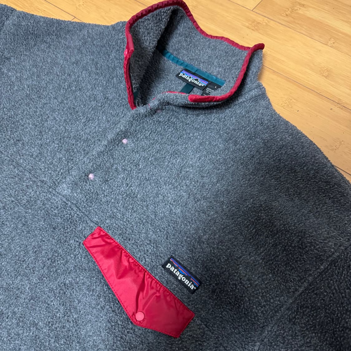 90s 파타고니아 신칠라스냅 L사이즈 스노우리스 상품이미지2