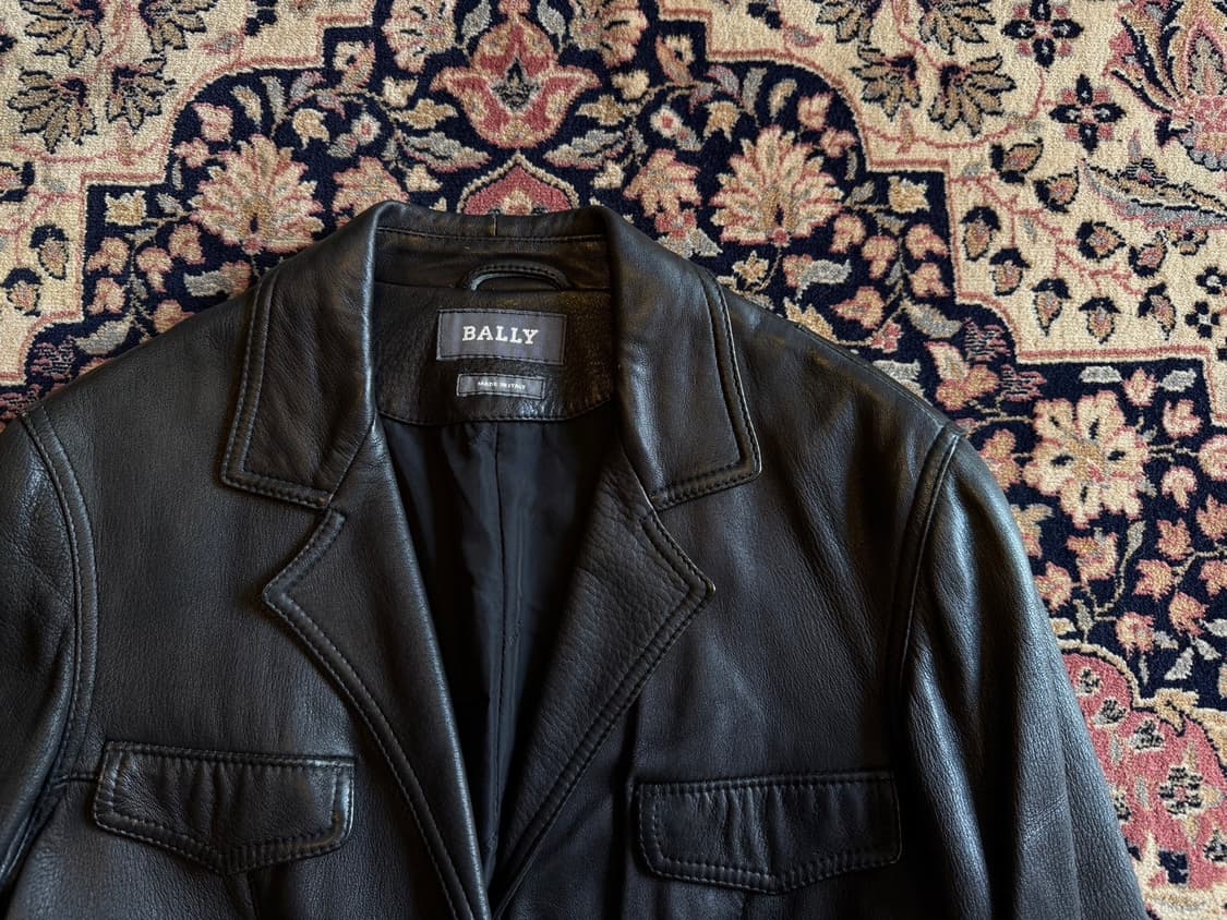 발리 레더 테일러드 자켓 66~77 상품이미지2