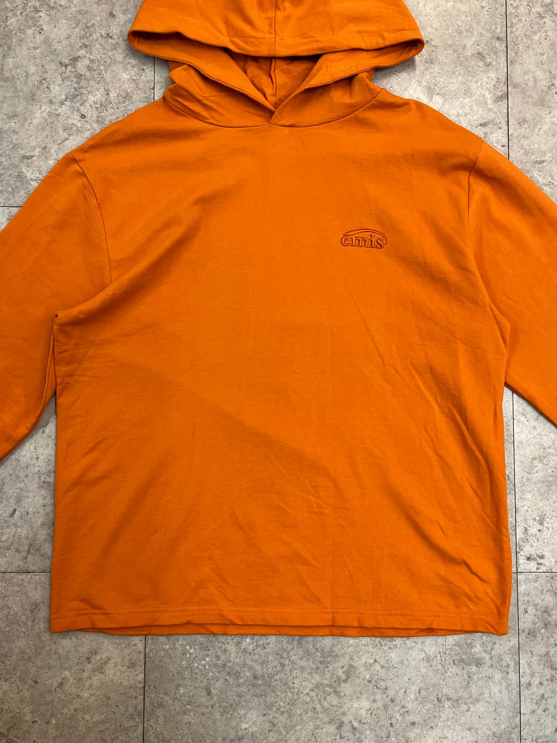 이미스 후드 긴팔티 오렌지 M #csz2446 상품이미지6