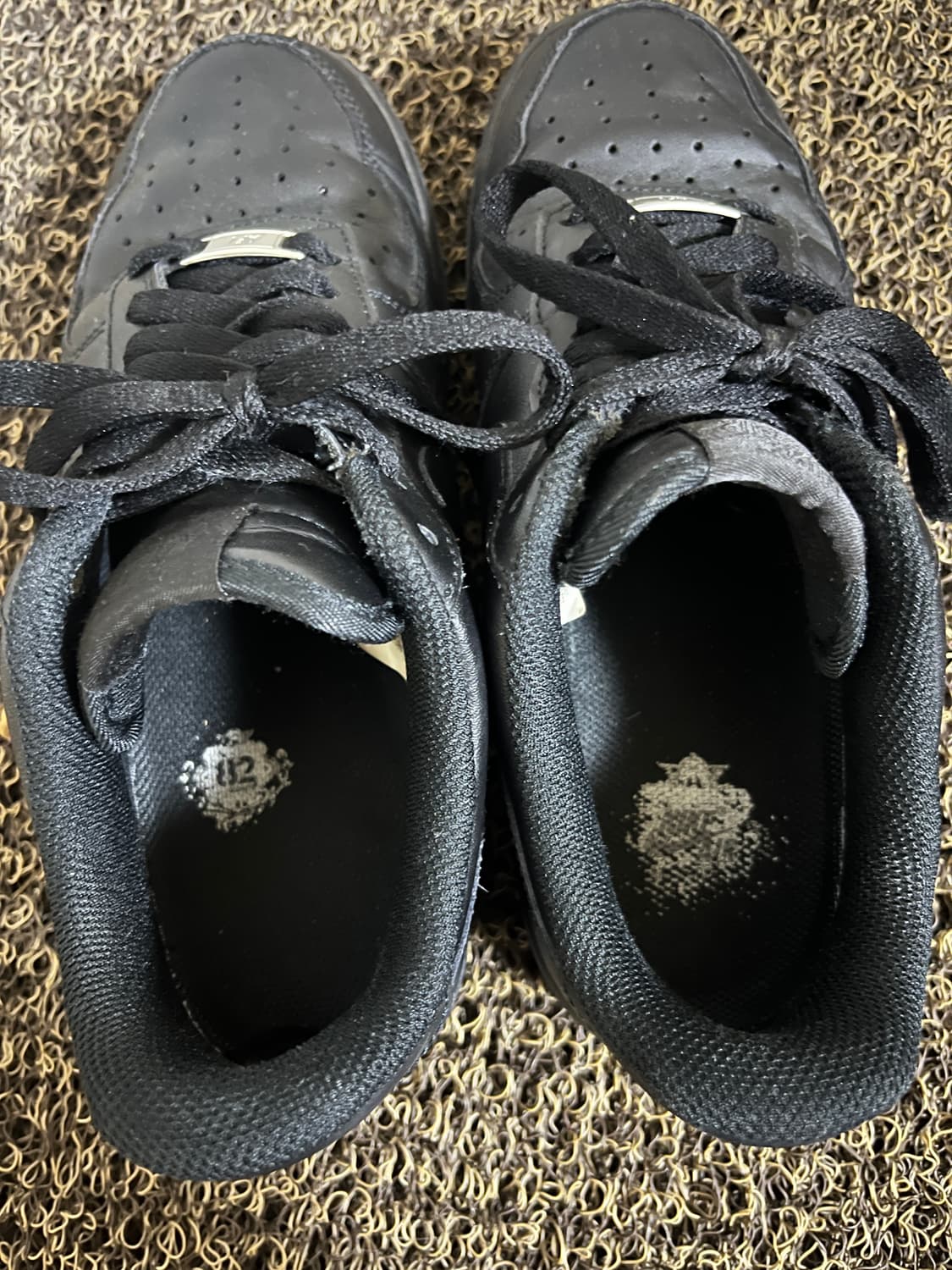 나이키 에어포스 올검 블랙 255 상품이미지2