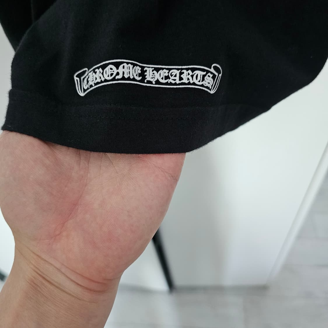 크롬하츠 아메리칸 플레그 대거 티셔츠 반팔 블랙 XL 상품이미지4