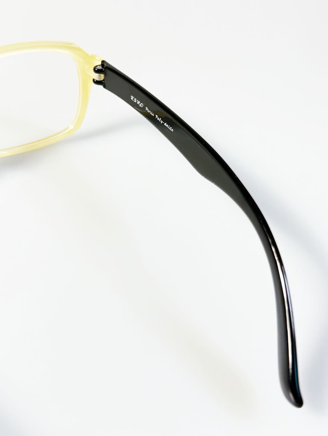 ESRO 아이보리&블랙 뿔테 스퀘어 빈티지 안경 상품이미지6