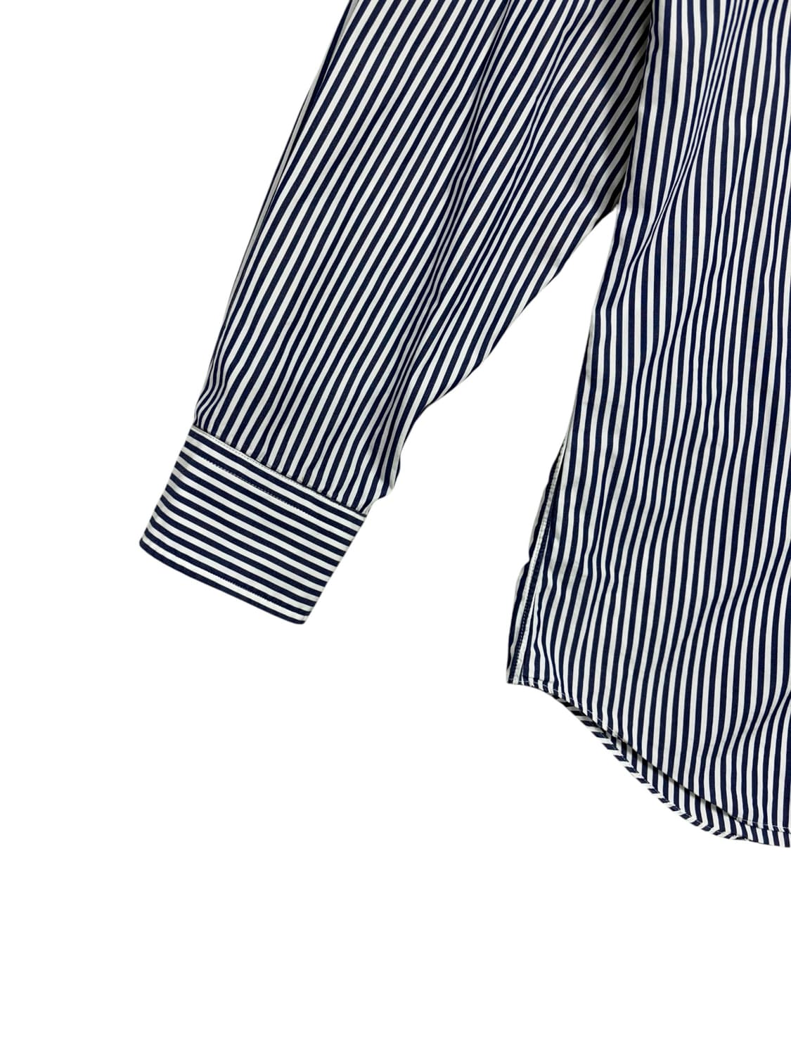 꼼데가르송 스트라이프 셔츠 블랙 하트 상품이미지3