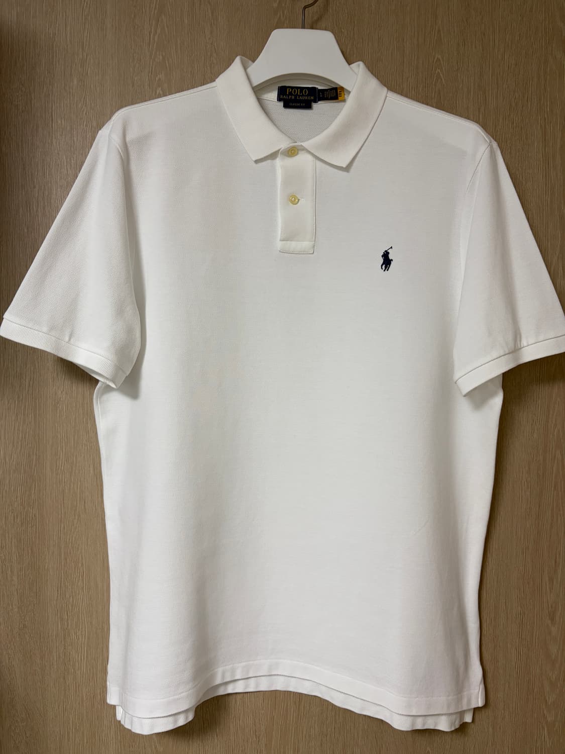 폴로/ 피케셔츠 화이트/ L 상품이미지1