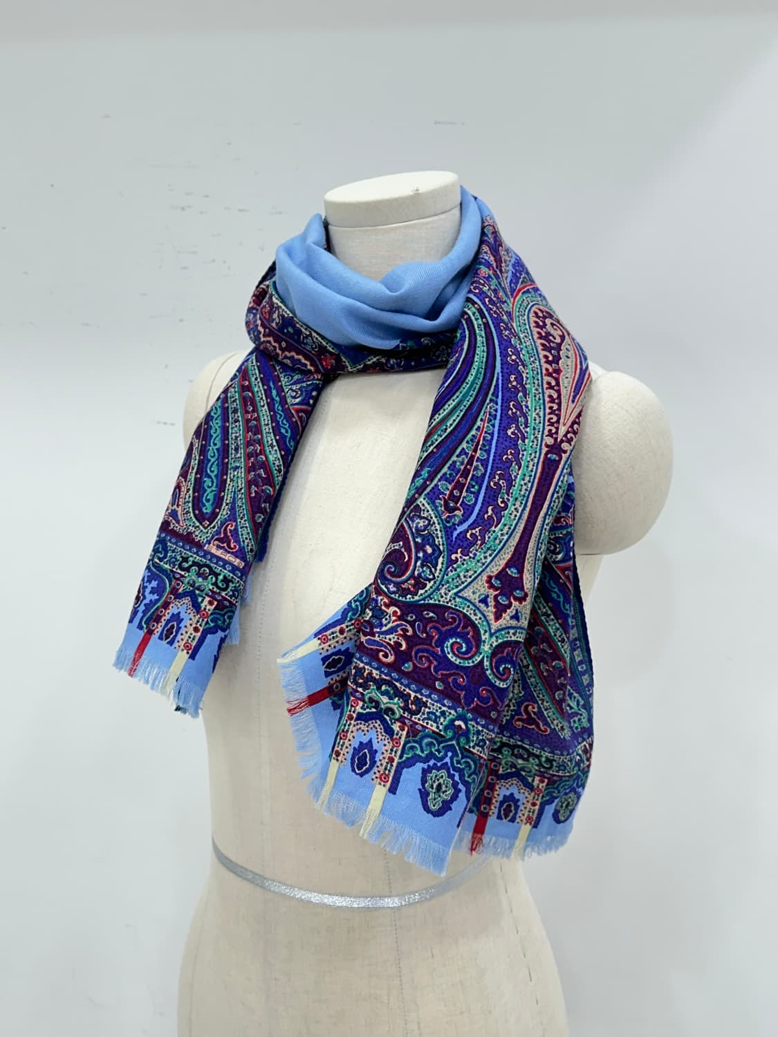 에트로 울 실크 머플러 상품이미지4