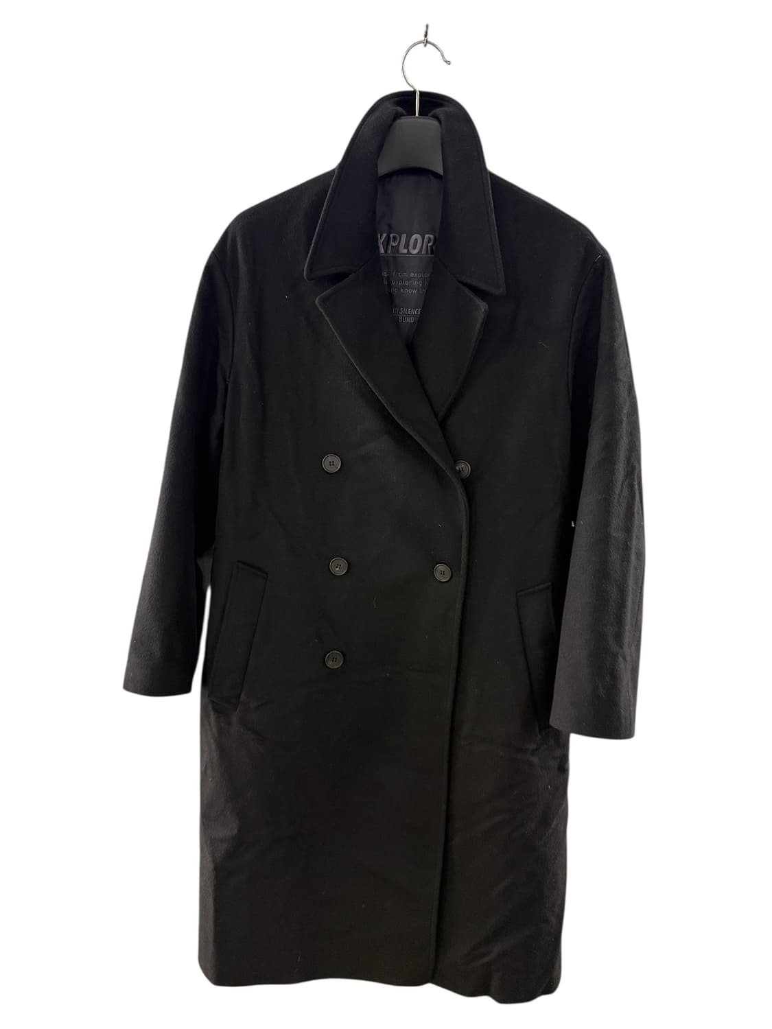 인사일런스 분트 캐시블랙 캐시미어 코트 S 상품이미지1