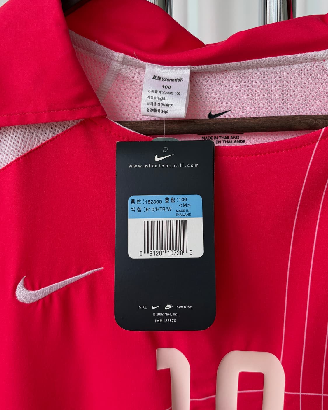 (새상품)[L]나이키 황선홍 2002 월드컵 듀얼레이어 선수지급용 유니폼 상품이미지3