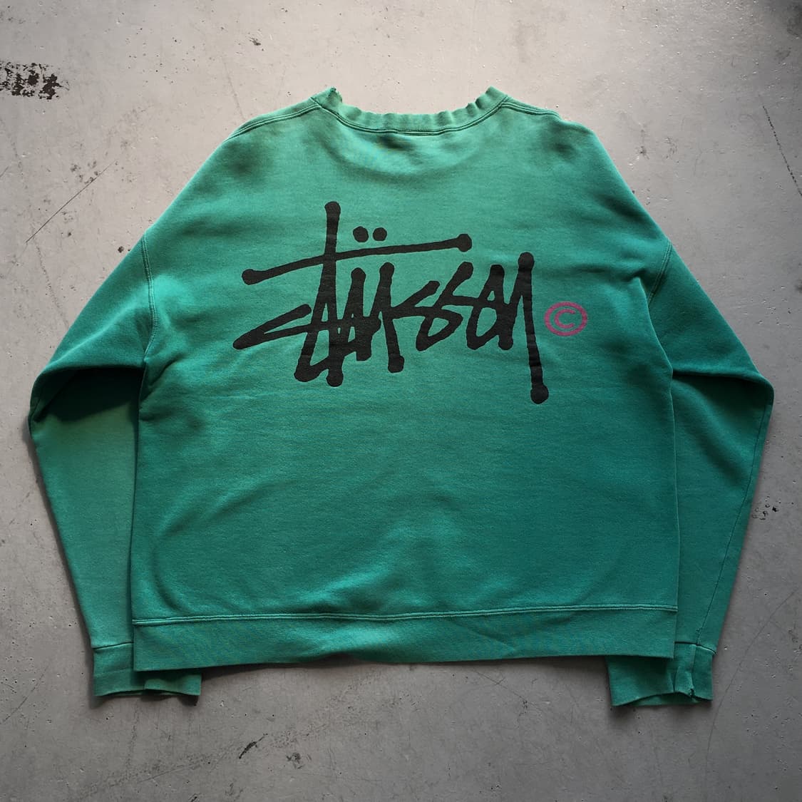 1980’s Made In USA Stussy Sweat Shirt 상품이미지4