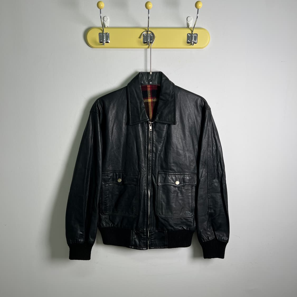 VTG 빈티지 레더 봄버 자켓  상품이미지1