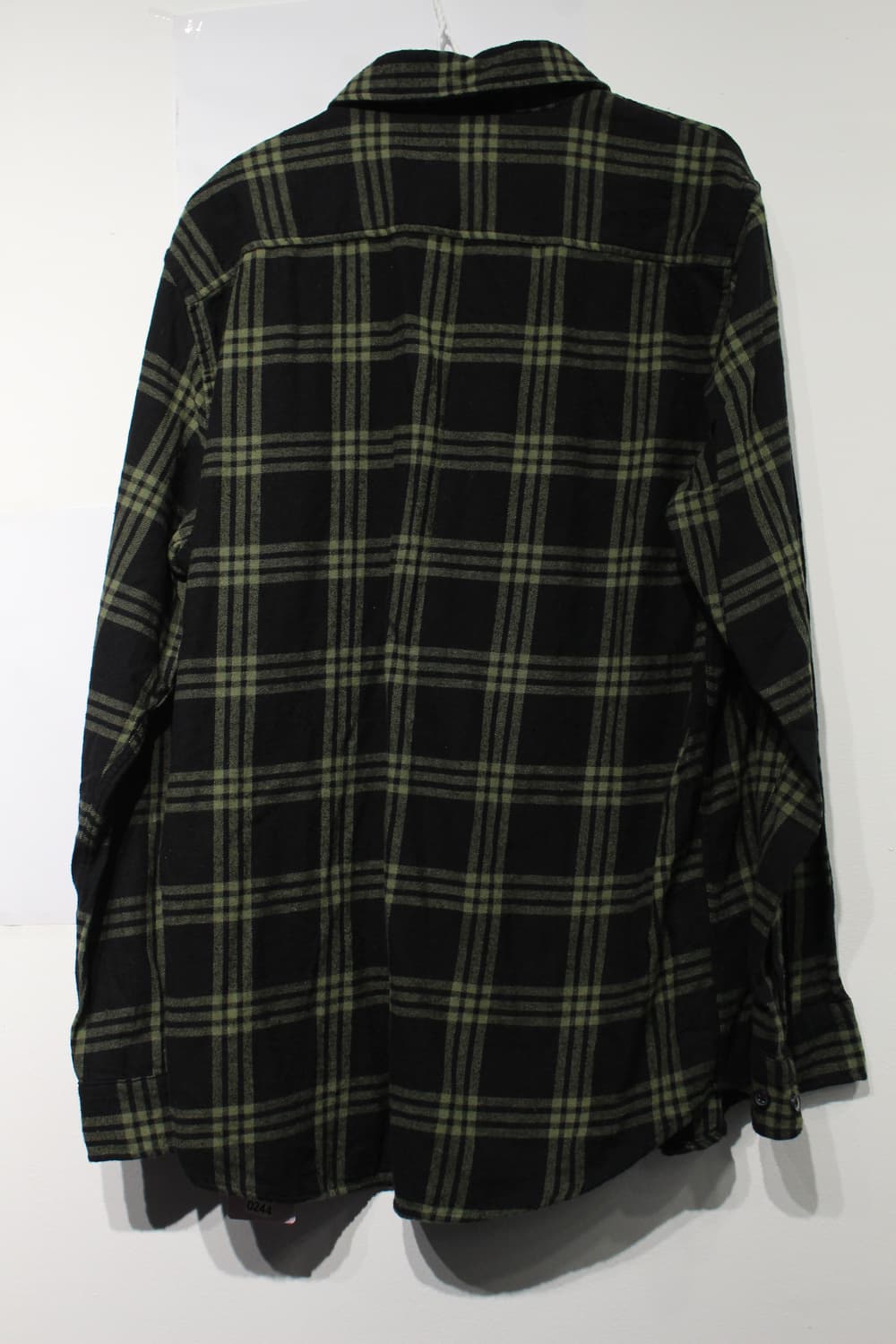 244. 카키 체크 셔츠 상품이미지3