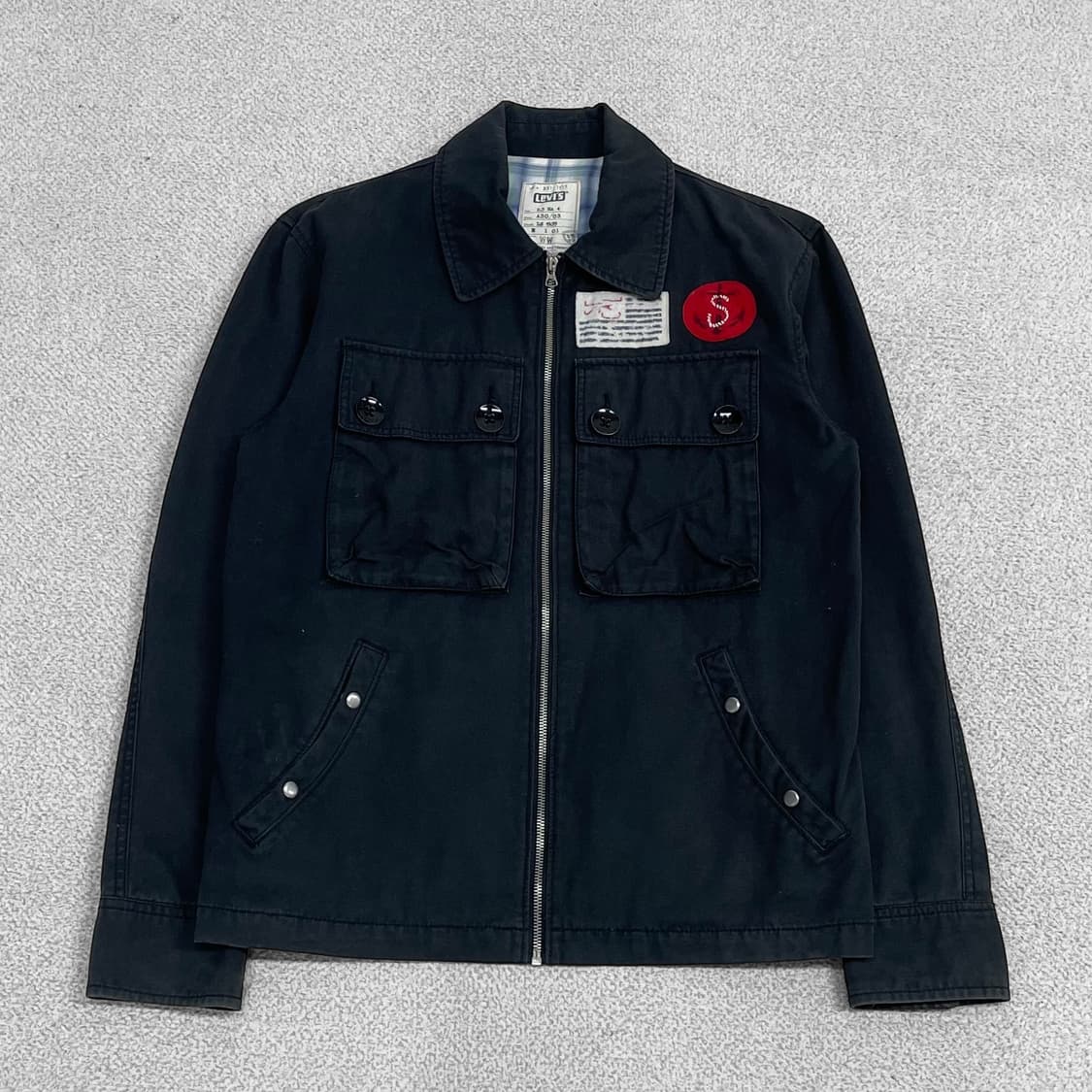 리바이스 포켓 워크 자켓 블랙 상품이미지1