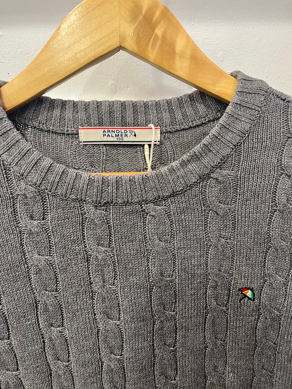 아놀드파마 케이블니트 그레이 상품이미지3