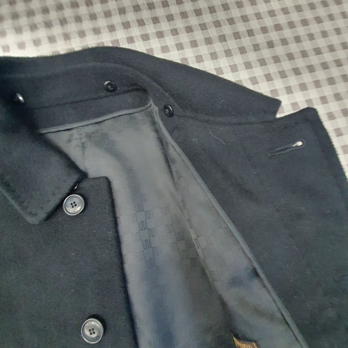 마에스트로 울 캐시미어 발마칸 코트 남자95 상품이미지6