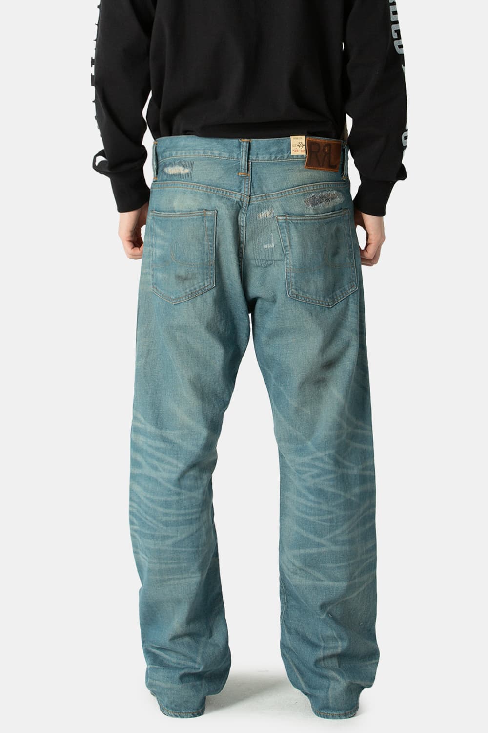 RRl 5포켓 릴렉스 진 34×32 상품이미지7