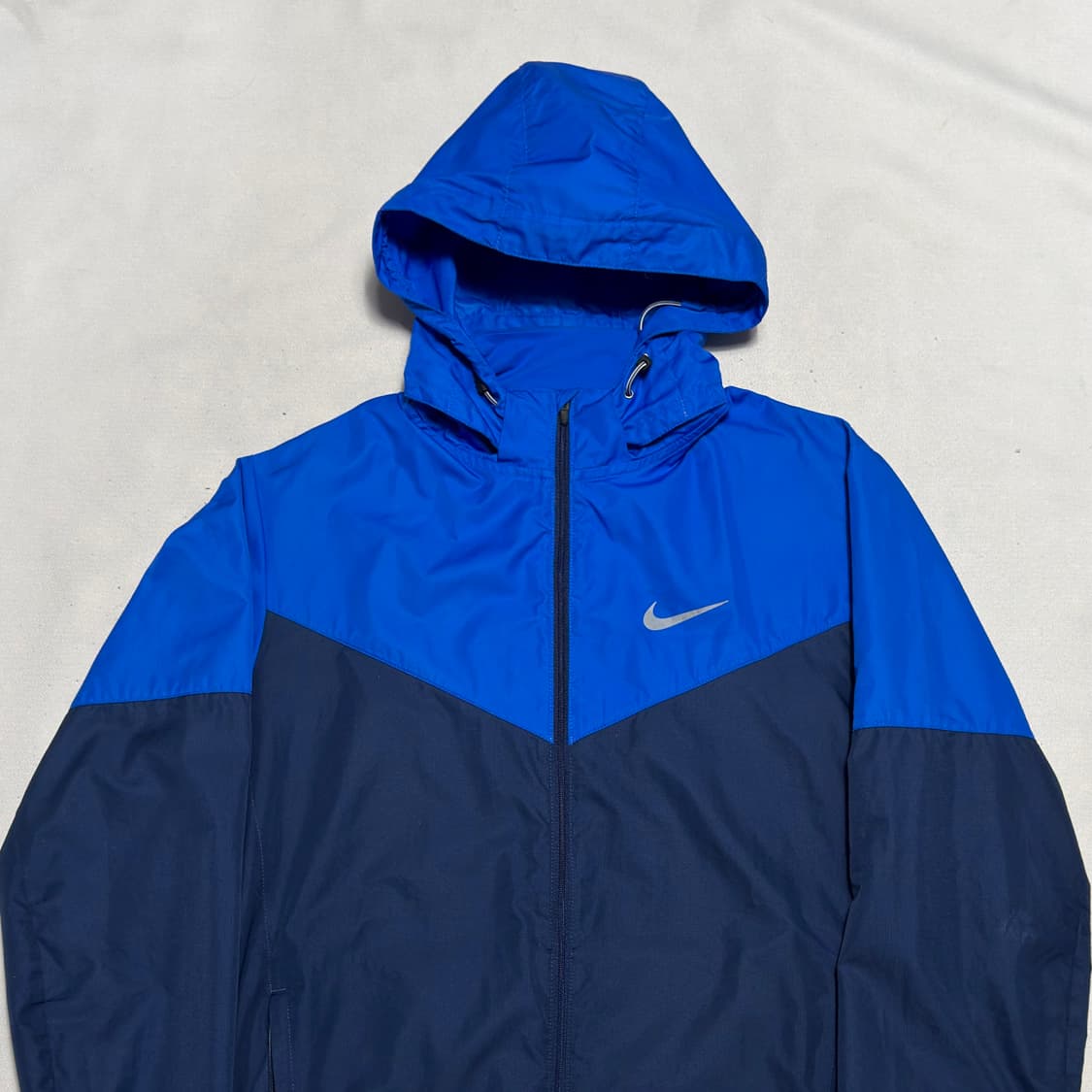 L 나이키 러닝 블루 네이비 배색 바람막이 상품이미지1