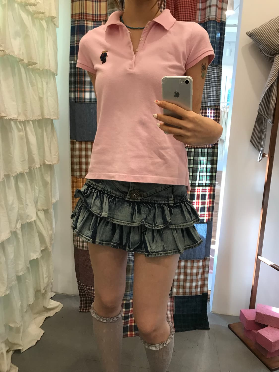 폴로 핑크 베어 카라티 상품이미지4