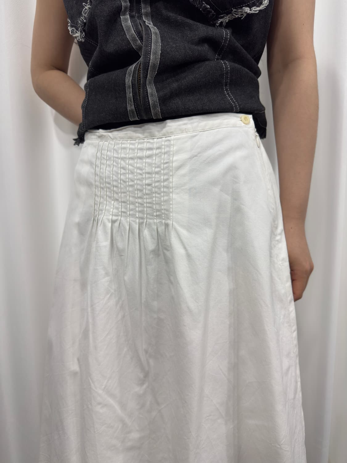 white mori midi skirt 상품이미지5