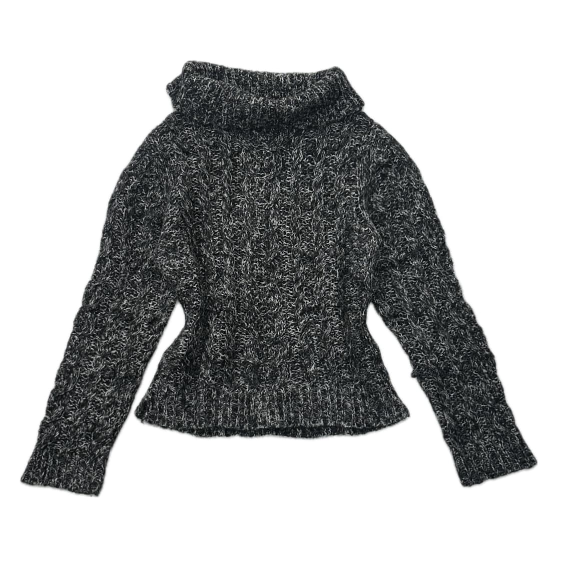 락 펑크 하프넥 니트 쿠앤크맛 겨울 레이어드 베이직 공겜여주 지뢰계 상품이미지2