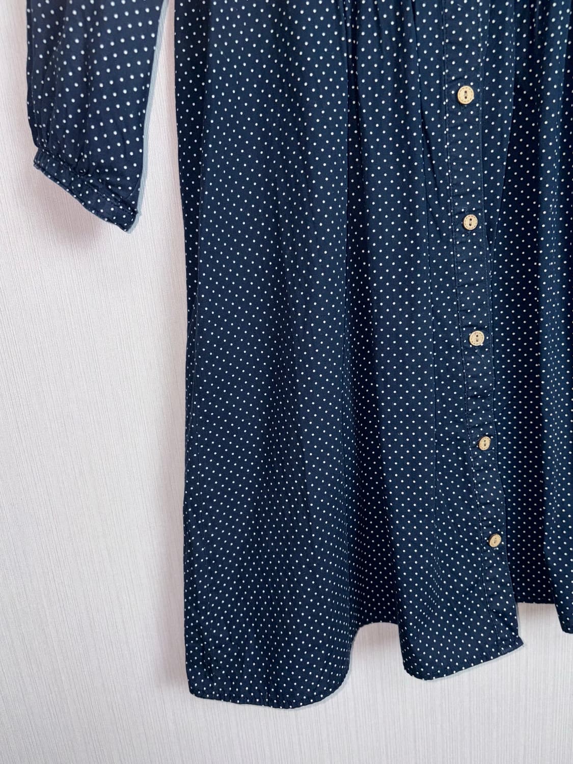 네이비 도트 7부 원피스  상품이미지8
