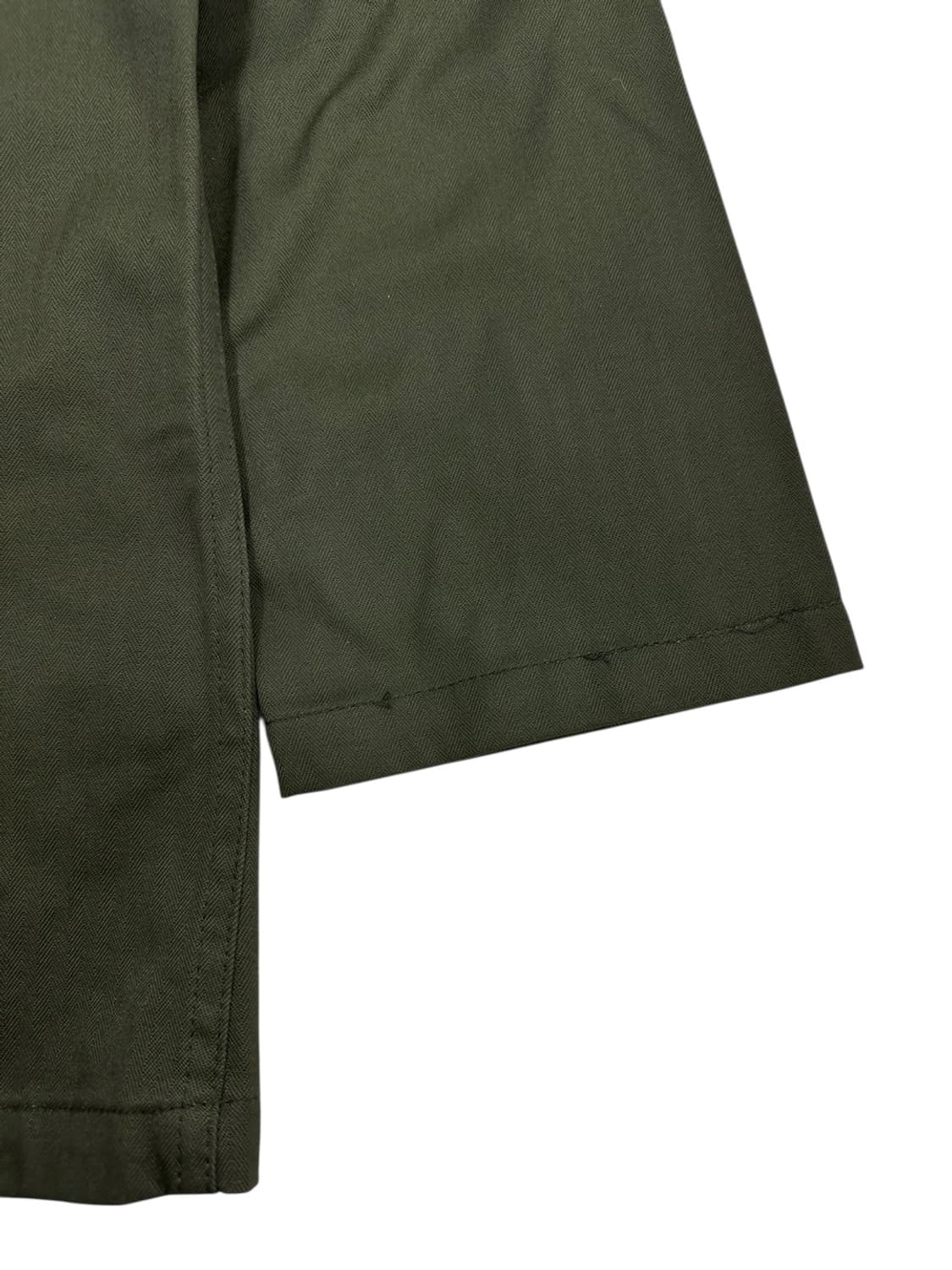 90s 한국군 밀리터리 퍼티그셔츠 카키 (90~95) 상품이미지4
