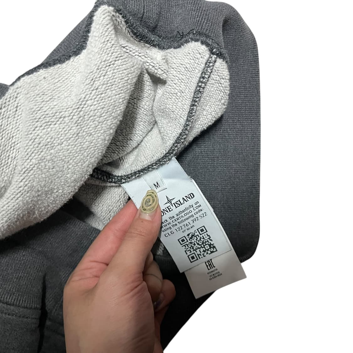 스톤 아일랜드 와펜 그레이 맨투맨 상품이미지4