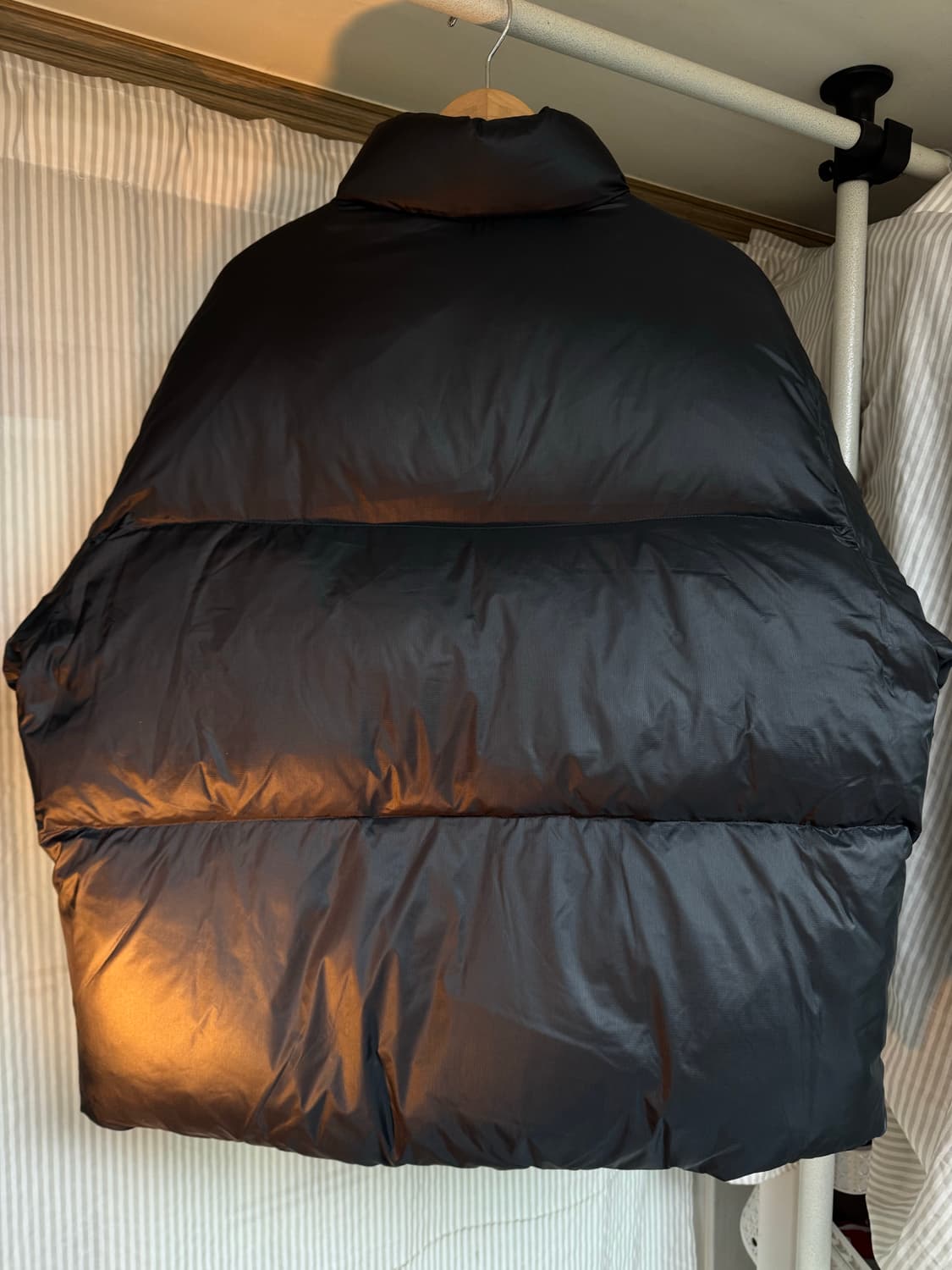 [2XL]무신사스탠다드 립스탑 다운푸퍼 다크그레이 상품이미지2