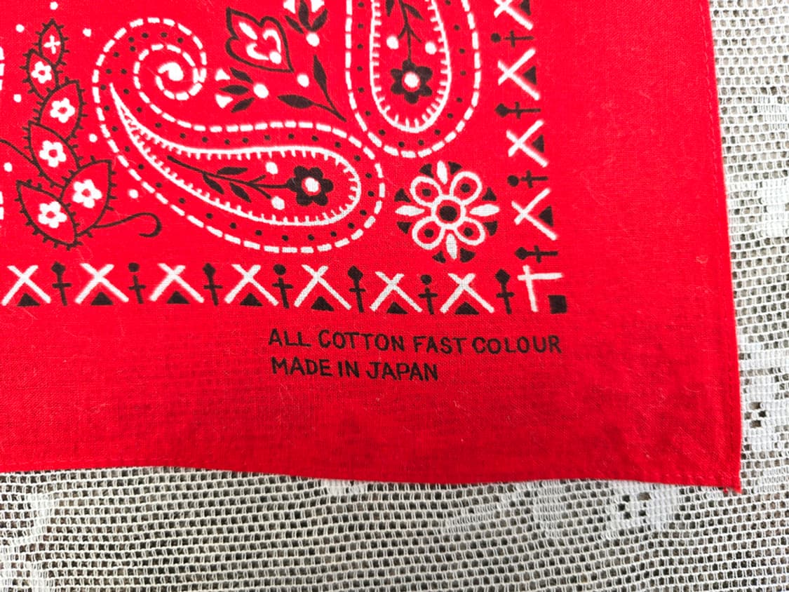 패스트 컬러 페이즐리 반다나 (made in japan) 상품이미지3