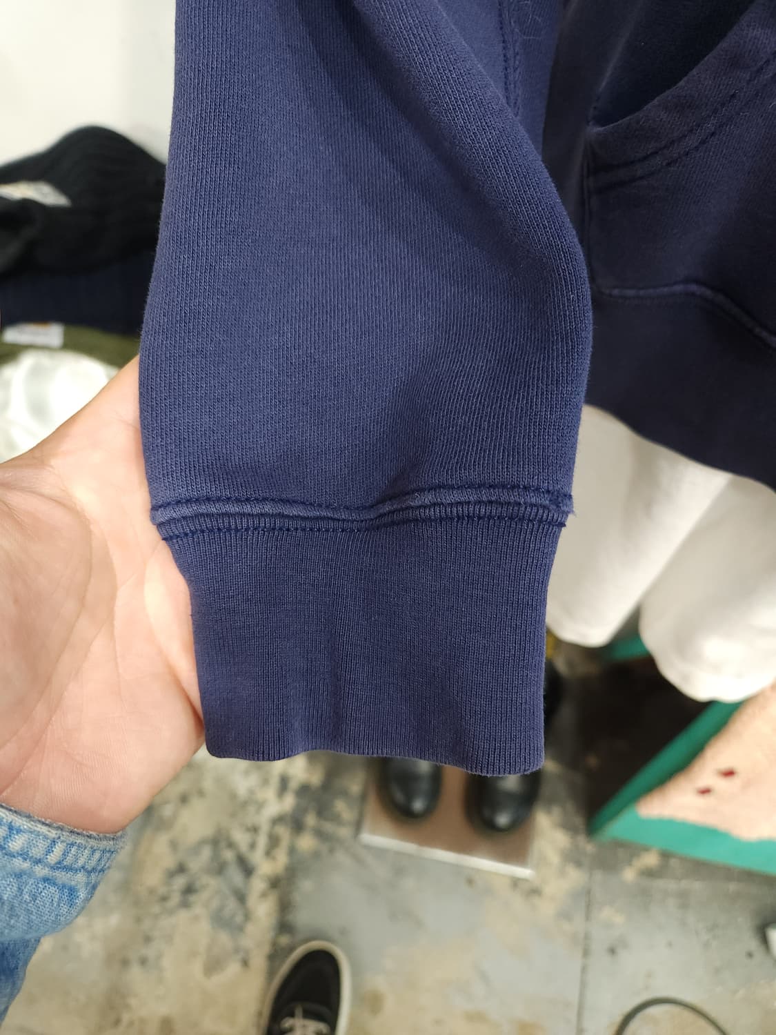 폴로 랄프로렌  네이비 기모 후드티

 상품이미지4