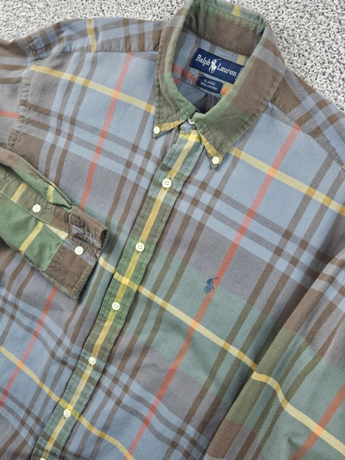 폴로랄프로렌 멀티컬러 타탄 체크 패턴 셔츠 ( M ) / 11039 상품이미지6