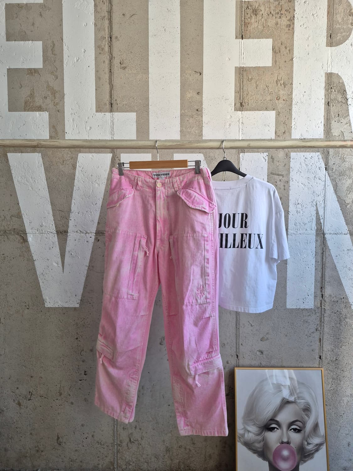 예스아이씨 블리치드 에비에이터 팬츠 상품이미지1