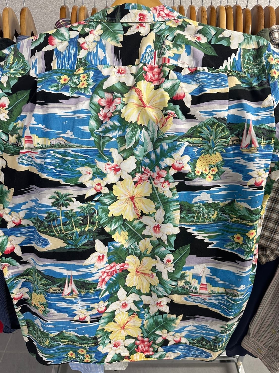 (L)90'S ROYAL CREATIONS 하와이언셔츠-M460 상품이미지5