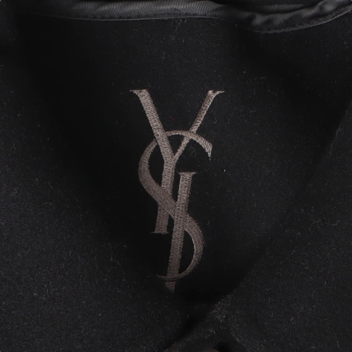 입생로랑 뿌르 옴므 ysl 로고 울 하프 코트 상품이미지8