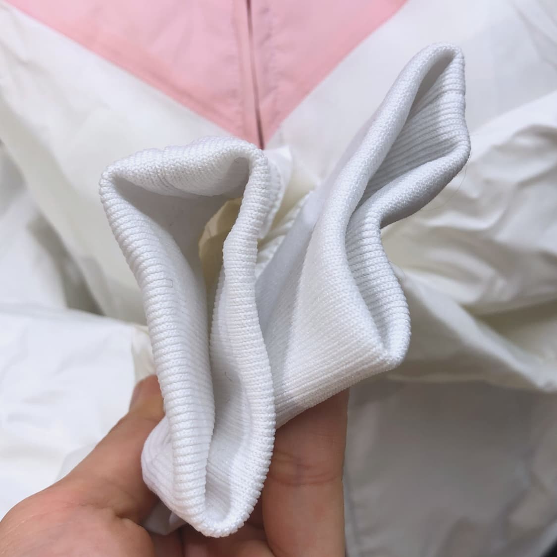 [S] NIKE 나이키 화이트 핑크 바람막이 25 상품이미지4