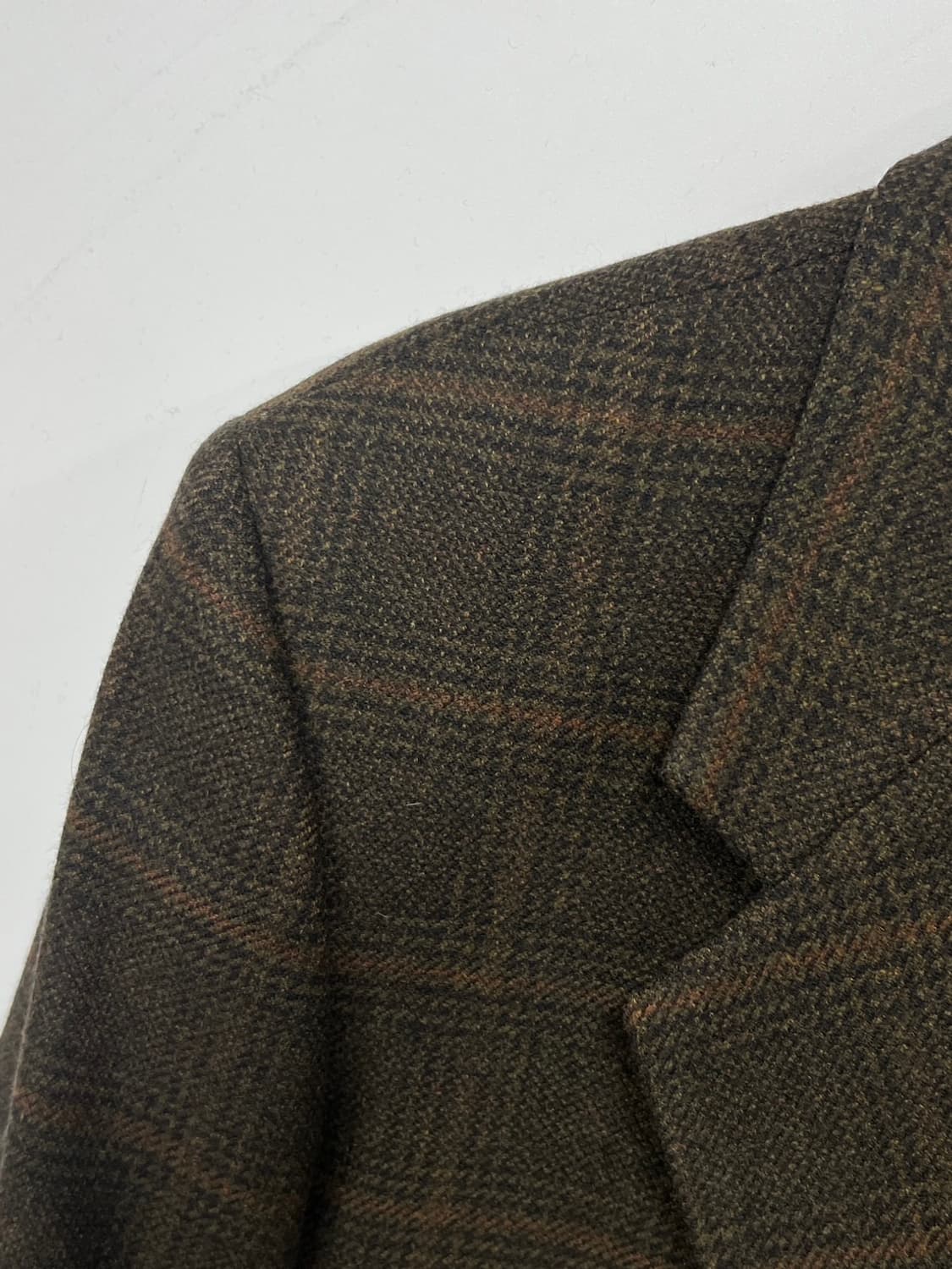 파크랜드 빈티지 패턴 캐시미어 체크 블레이저 상품이미지3