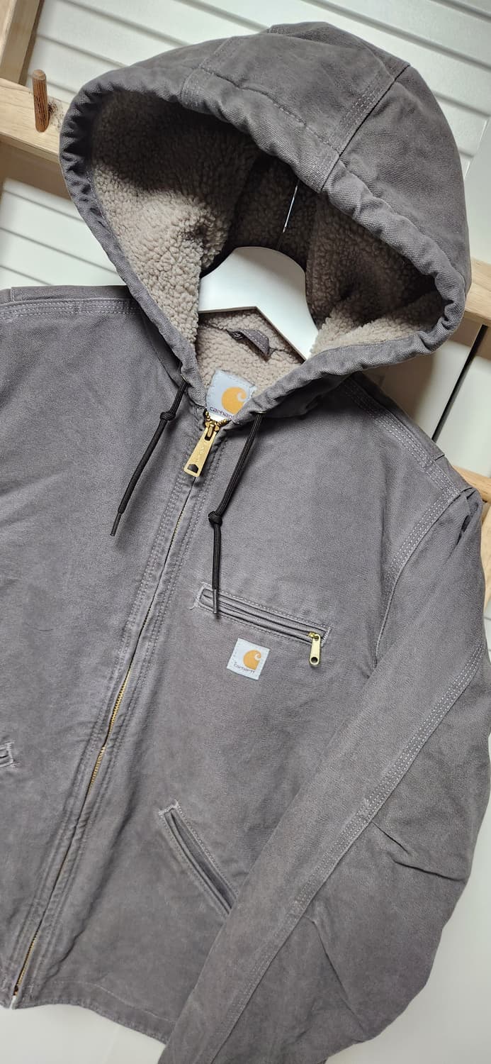 칼하트 WJ141 샌드스톤 디트로이트 엑티브 후드 자켓 상품이미지3