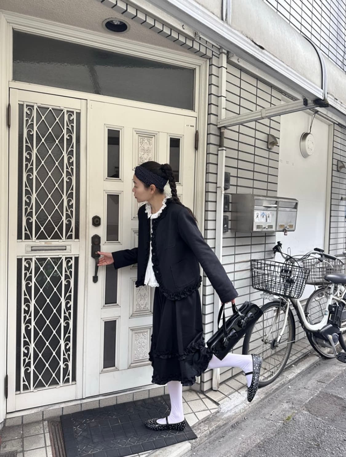 새상품) 호쿠스포쿠스 sonnet 레이스 아사 면 셔츠 상품이미지9