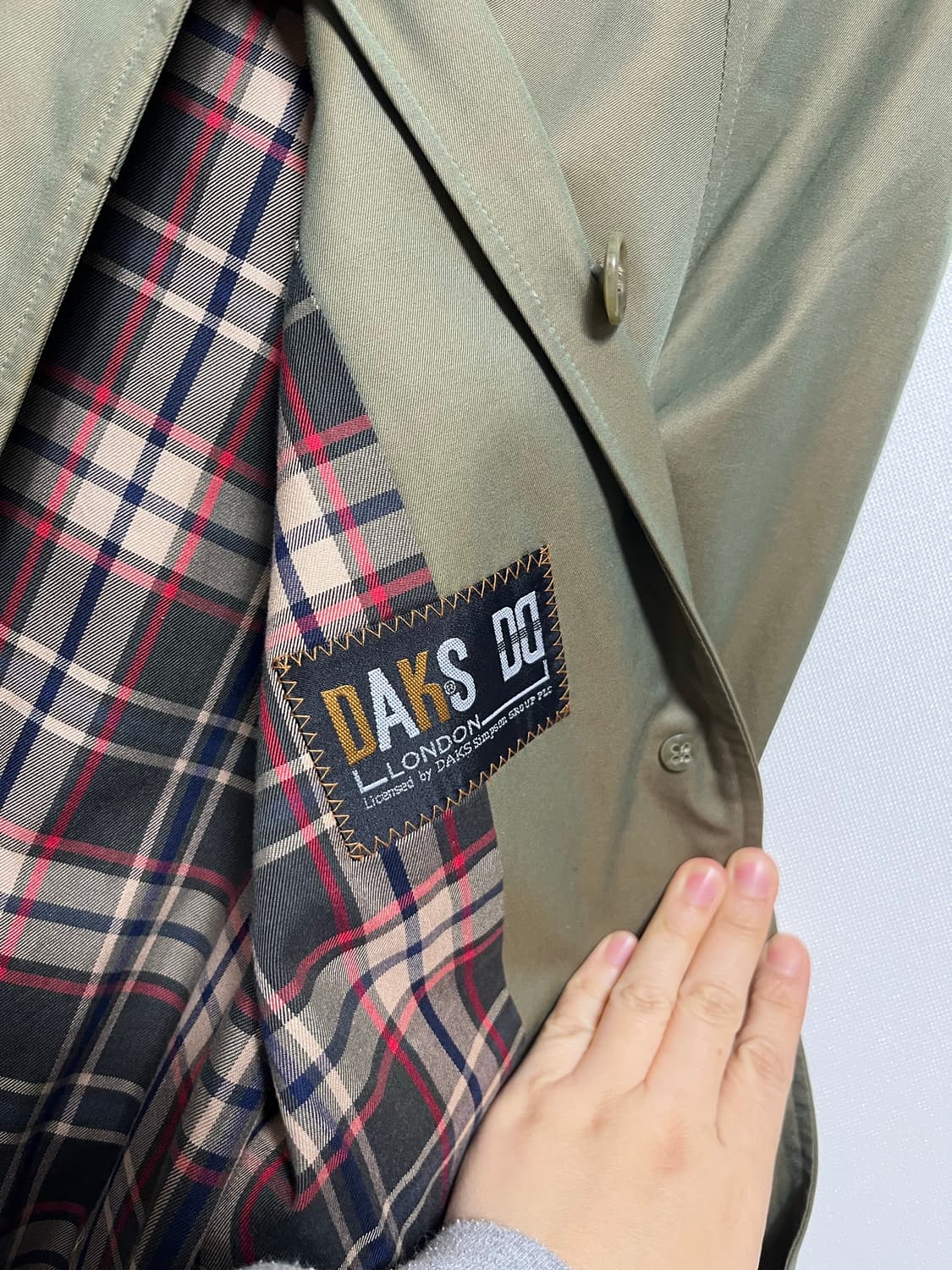 DAKS 닥스 트렌치코트 91-160 상품이미지3