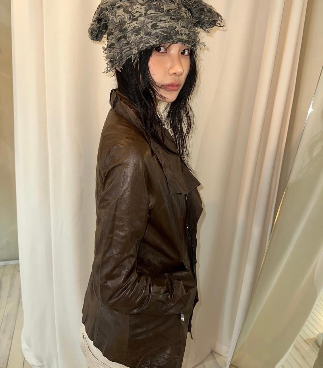 램스킨 양가죽 레더 자켓 상품이미지3