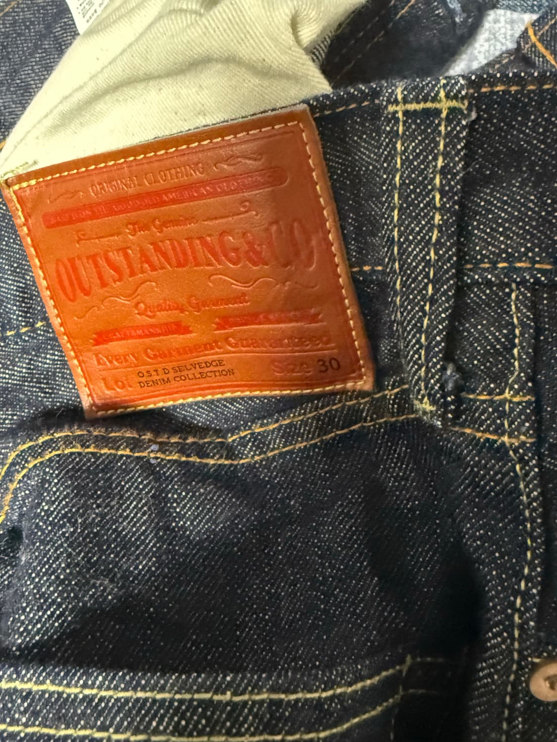 아웃스탠딩 40s 셀비지 데님 (멋랩 MUT lab) 상품이미지4