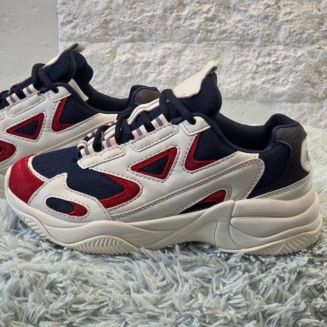 8q-16:슈펜 AFHJ19W20어글리 스니커즈 네이비레드(230) 상품이미지2