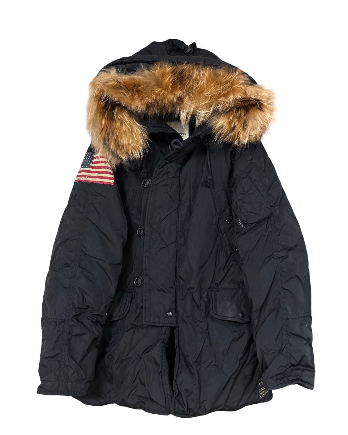 데님앤서플라이 성조기 야상 패딩 점퍼 상품이미지1